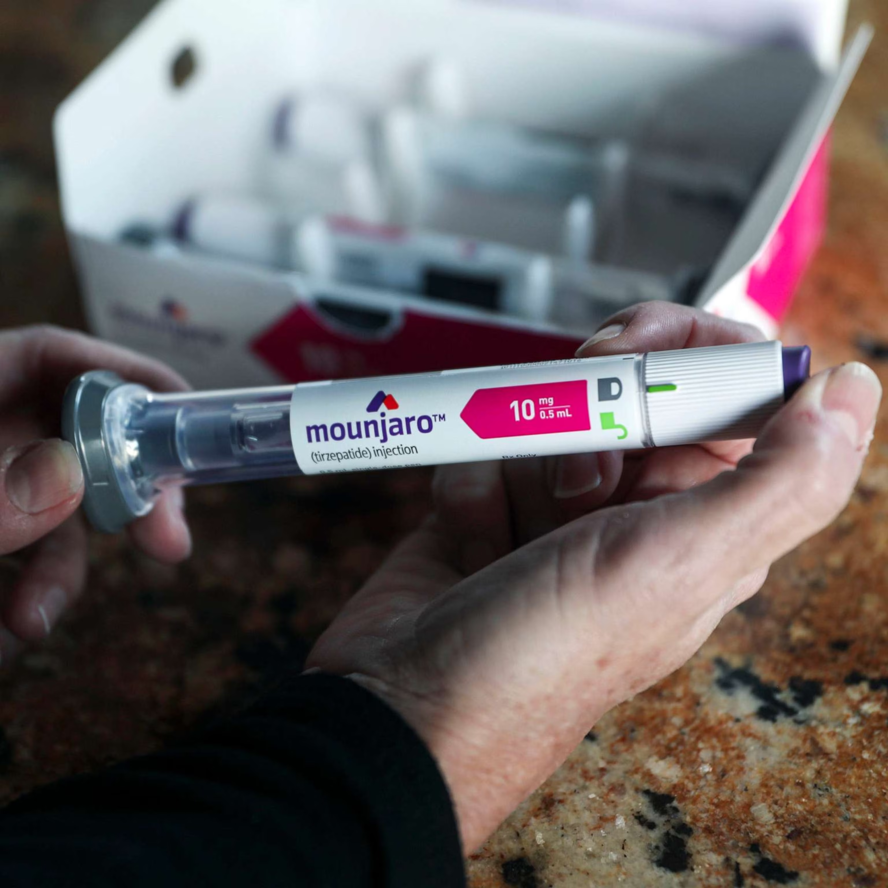 Mounjaro injection vial in Mumbai clinic